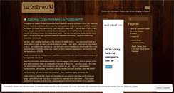 Desktop Screenshot of luzbetty3.wordpress.com