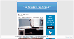 Desktop Screenshot of fountainpenfriendly.wordpress.com