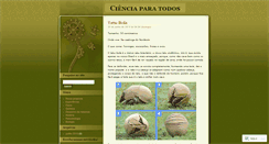 Desktop Screenshot of cienciajovem.wordpress.com