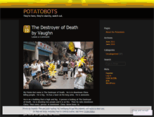 Tablet Screenshot of potatobots.wordpress.com