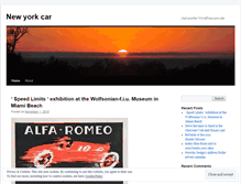 Tablet Screenshot of newyorkcar.wordpress.com