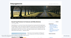 Desktop Screenshot of freeyogamoves.wordpress.com