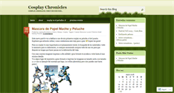Desktop Screenshot of cosplaychronicles.wordpress.com