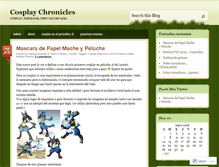 Tablet Screenshot of cosplaychronicles.wordpress.com