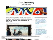 Tablet Screenshot of gazagraffiti.wordpress.com