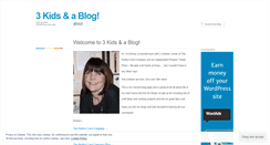 Desktop Screenshot of 3kidsandablog.wordpress.com
