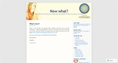 Desktop Screenshot of angelicagoestocop15.wordpress.com