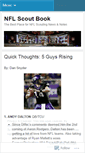 Mobile Screenshot of nflscoutbook.wordpress.com