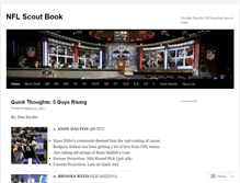 Tablet Screenshot of nflscoutbook.wordpress.com