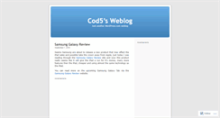 Desktop Screenshot of cod5.wordpress.com