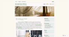 Desktop Screenshot of anniefang.wordpress.com