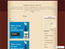 Tablet Screenshot of debteraw.wordpress.com