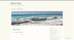 Desktop Screenshot of alinatoma.wordpress.com