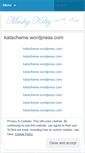 Mobile Screenshot of mushykitty.wordpress.com