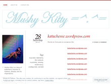 Tablet Screenshot of mushykitty.wordpress.com