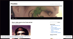 Desktop Screenshot of frecklesinengland.wordpress.com