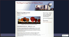 Desktop Screenshot of mayorscup.wordpress.com