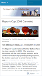 Mobile Screenshot of mayorscup.wordpress.com