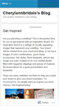 Mobile Screenshot of cherylannbridals.wordpress.com