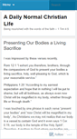 Mobile Screenshot of nourishingwords.wordpress.com