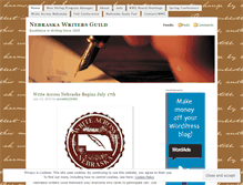 Tablet Screenshot of nebraskawriters.wordpress.com