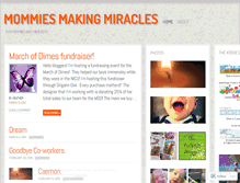 Tablet Screenshot of miraclesmakingmommies.wordpress.com