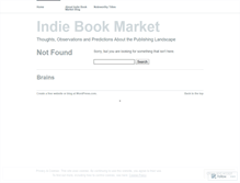 Tablet Screenshot of indiebookmarket.wordpress.com