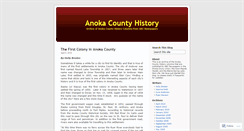 Desktop Screenshot of anokahistory.wordpress.com