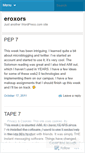Mobile Screenshot of eroxors.wordpress.com