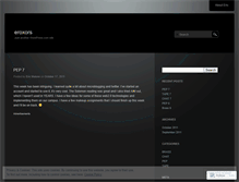 Tablet Screenshot of eroxors.wordpress.com