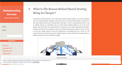 Desktop Screenshot of dialwebhostingservices.wordpress.com
