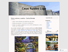 Tablet Screenshot of casasruraleslugo.wordpress.com