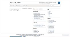 Desktop Screenshot of heatlight.wordpress.com