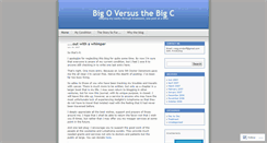 Desktop Screenshot of bigoversusbigc.wordpress.com