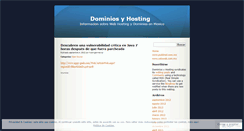 Desktop Screenshot of hostingenmexico.wordpress.com