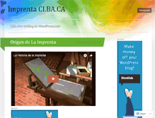 Tablet Screenshot of cibacamyblog.wordpress.com