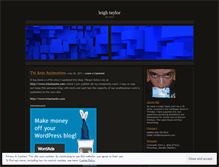 Tablet Screenshot of leightaylor.wordpress.com