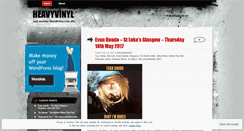 Desktop Screenshot of heavyvinyl.wordpress.com