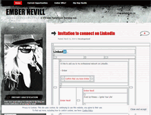 Tablet Screenshot of embernevill.wordpress.com
