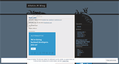 Desktop Screenshot of afshinblog.wordpress.com