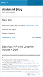 Mobile Screenshot of afshinblog.wordpress.com
