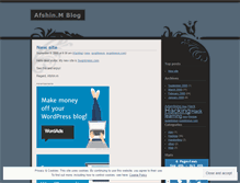 Tablet Screenshot of afshinblog.wordpress.com