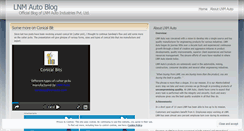 Desktop Screenshot of lnmauto.wordpress.com