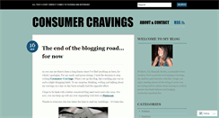 Desktop Screenshot of consumercravings.wordpress.com