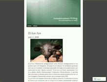 Tablet Screenshot of animalescuriosos.wordpress.com