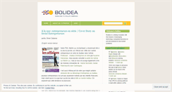 Desktop Screenshot of bolidea.wordpress.com