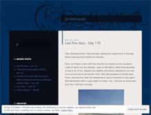 Tablet Screenshot of jamieinspain.wordpress.com