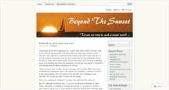 Desktop Screenshot of beijaflorbeyondthesunset.wordpress.com