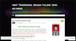 Desktop Screenshot of obatdemamtulangit.wordpress.com