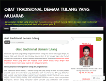 Tablet Screenshot of obatdemamtulangit.wordpress.com